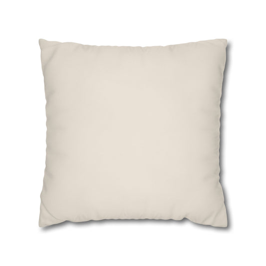 Latte Cream Canvas Pillow Cover 20x20