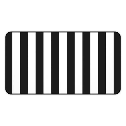 Black Stripe Desk Mat Office Desk Decor (12/18, 12/22, 16/32)
