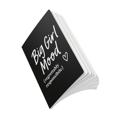Black Big Girl Mood A5 Lined Journal