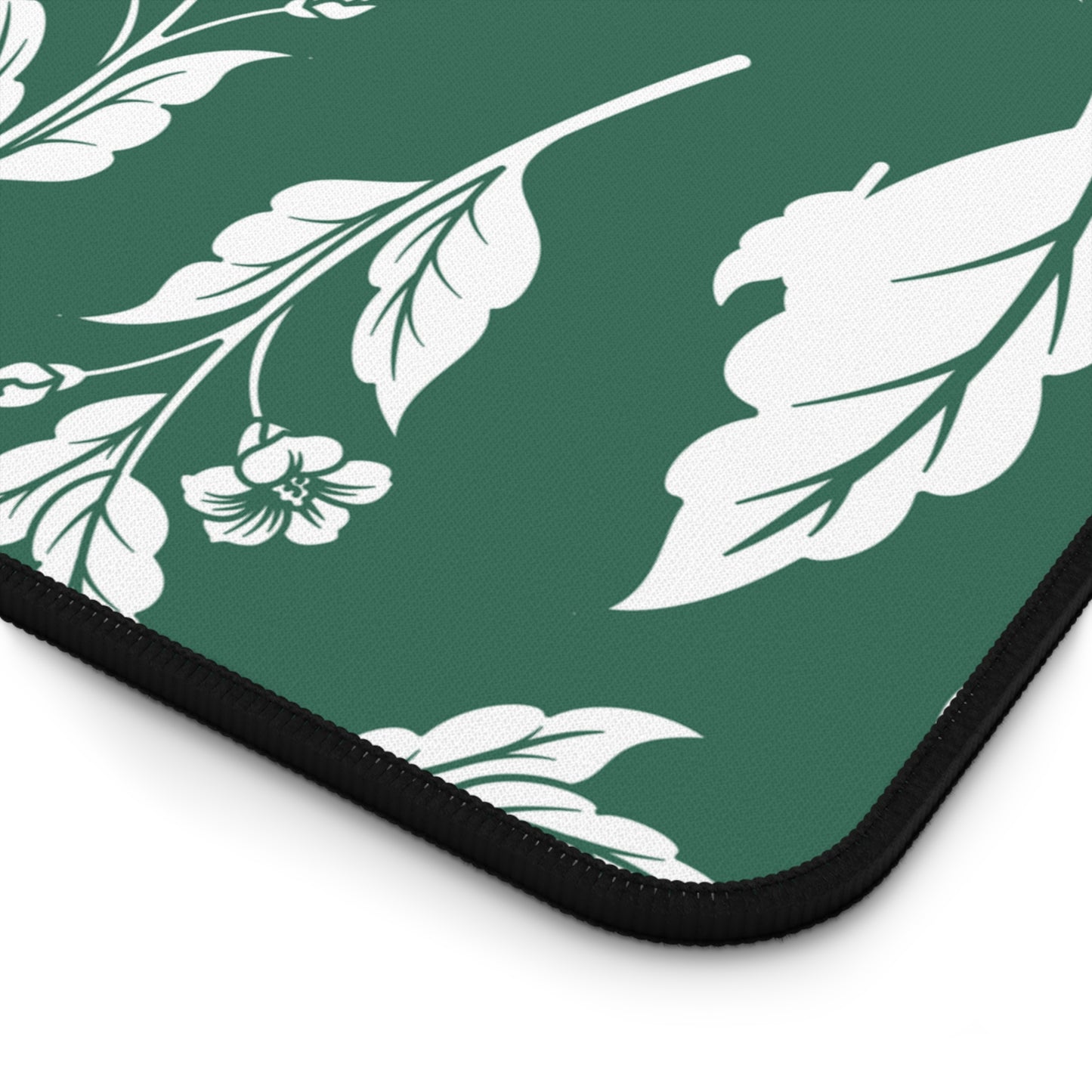 Leaf Green Floral Desk Pad (12x18, 12x22 or 16x32)