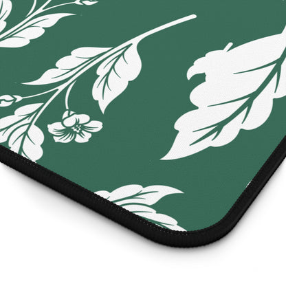 Leaf Green Floral Desk Pad (12x18, 12x22 or 16x32)