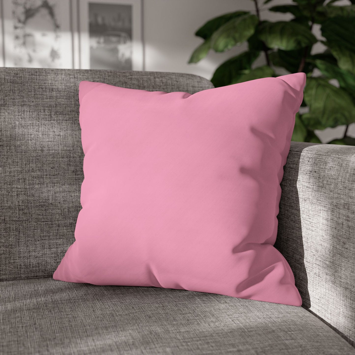 Light Pink Canvas Pillow Cover 20x20