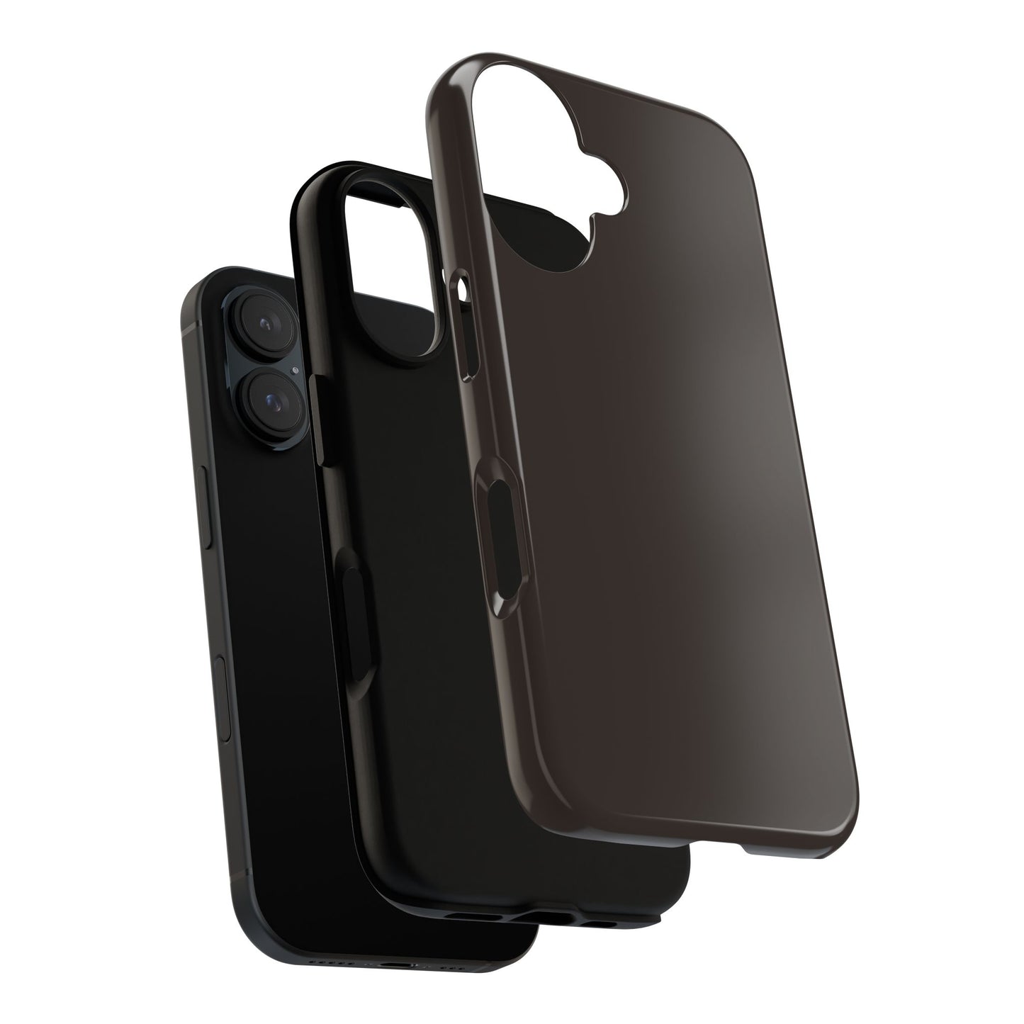 Muted Charcoal Tough Cell Phone Case Matte or Glossy Protective Case iPhone Samsung