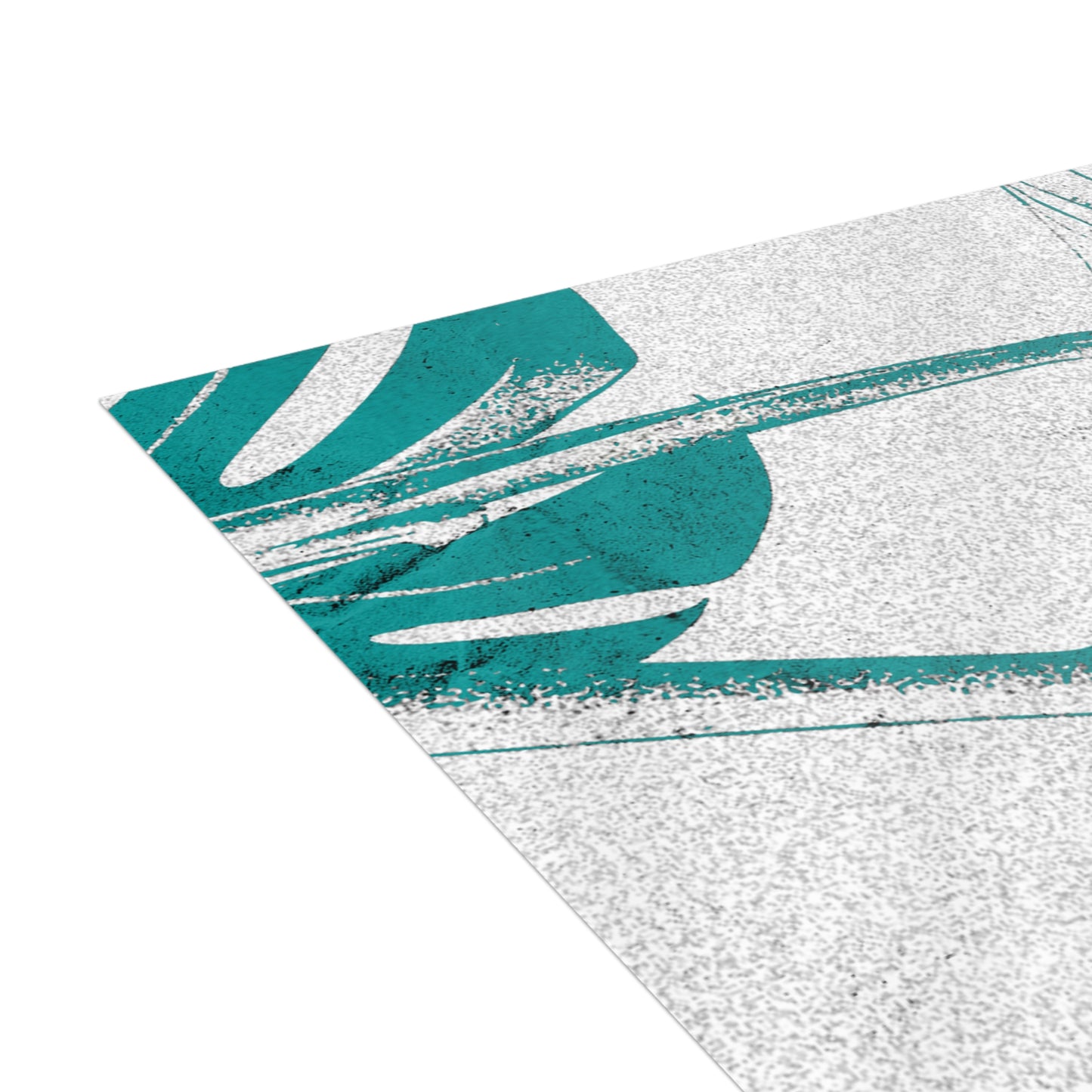 Monstera Leaf Deep Aqua Postcards