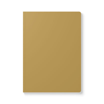 Muted Gold Color Coordinated Collection A5 Lined Journal