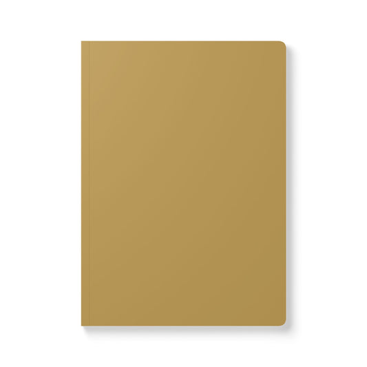 Muted Gold Color Coordinated Collection A5 Lined Journal