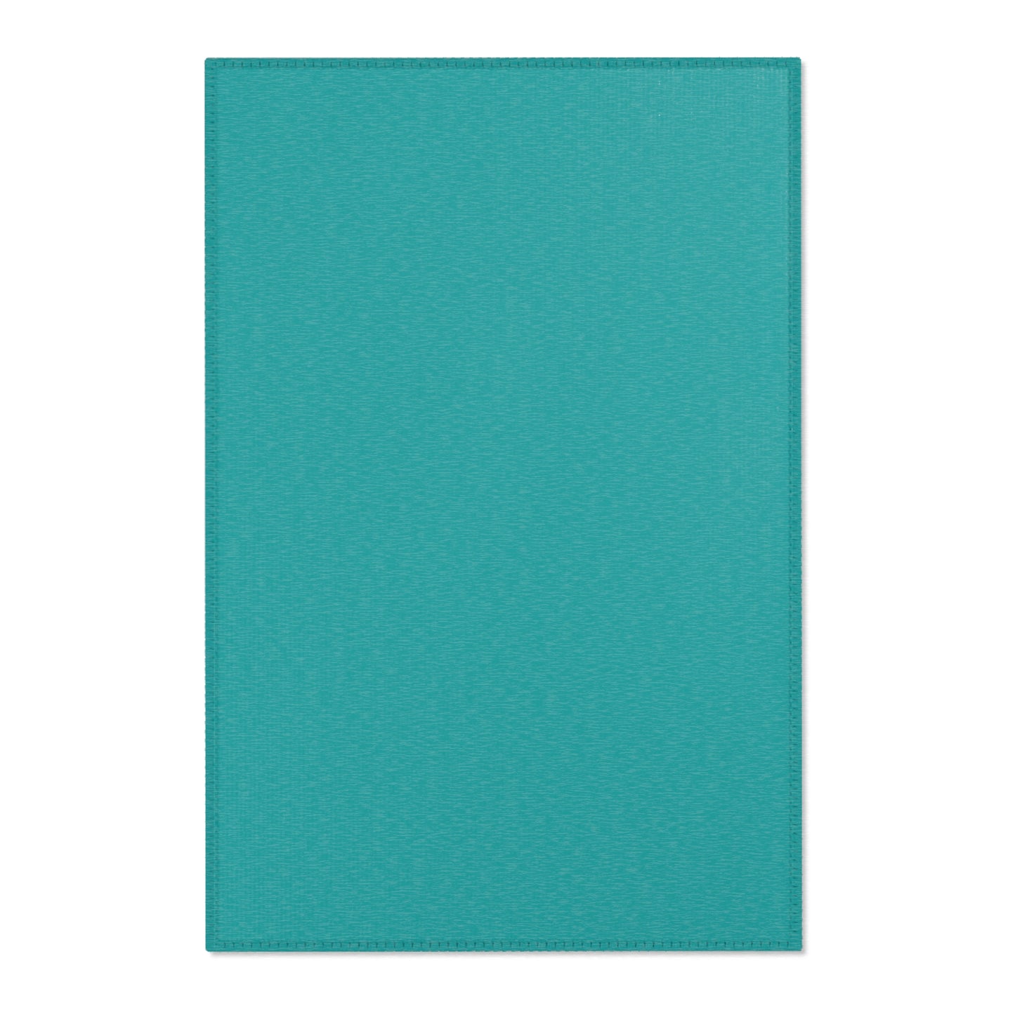 Deep Aqua Rug 24 x 36 Solid Color Accent Rug Modern Home Decor