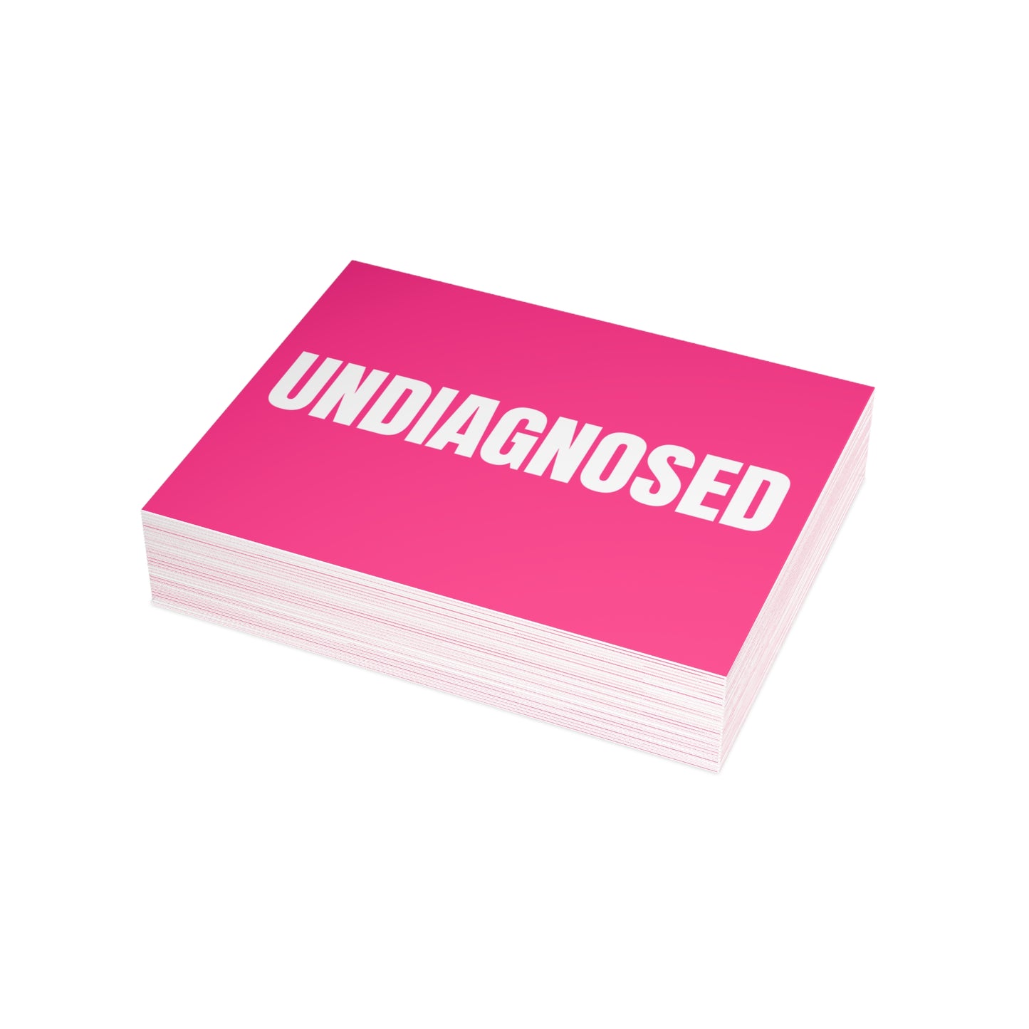 Pink Postcard Set Pack of 10, 30 or 50 w/ Envelopes | Coordinated Collection