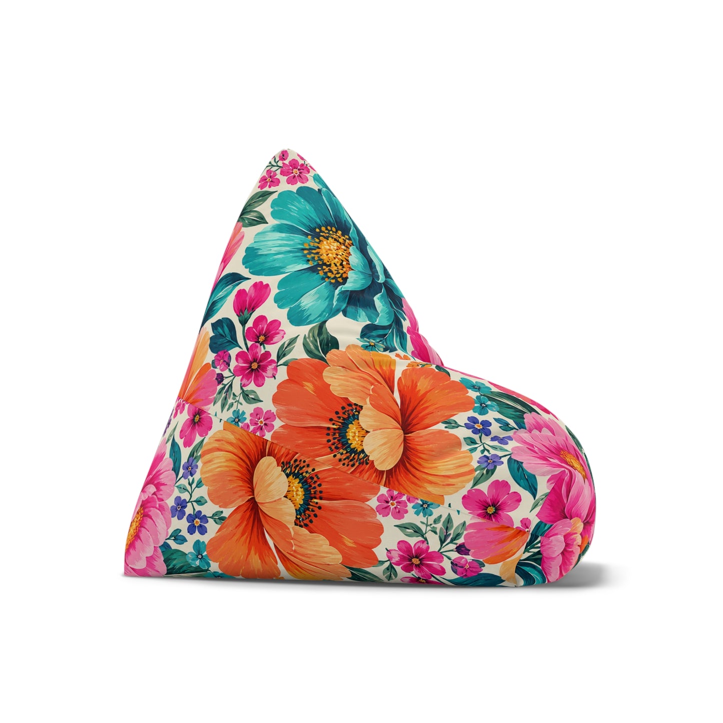 Dreamy Floral Bean Bag Chair Cover Floral Lounge Chair