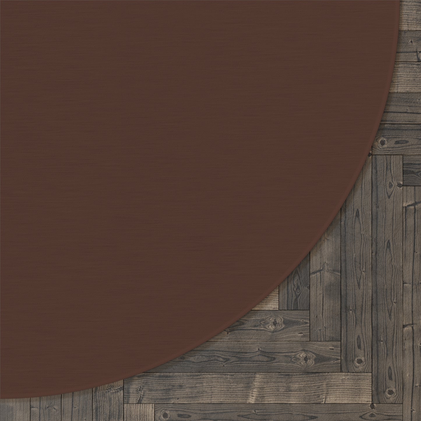Chocolate Brown Coordinated Round Rug 60 Inch Floor Rug Minimal Home Decor Living Room Rug