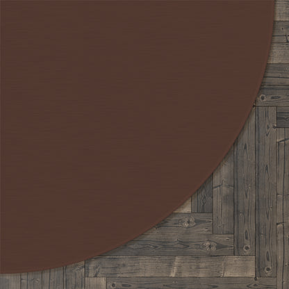 Chocolate Brown Coordinated Round Rug 60 Inch Floor Rug Minimal Home Decor Living Room Rug