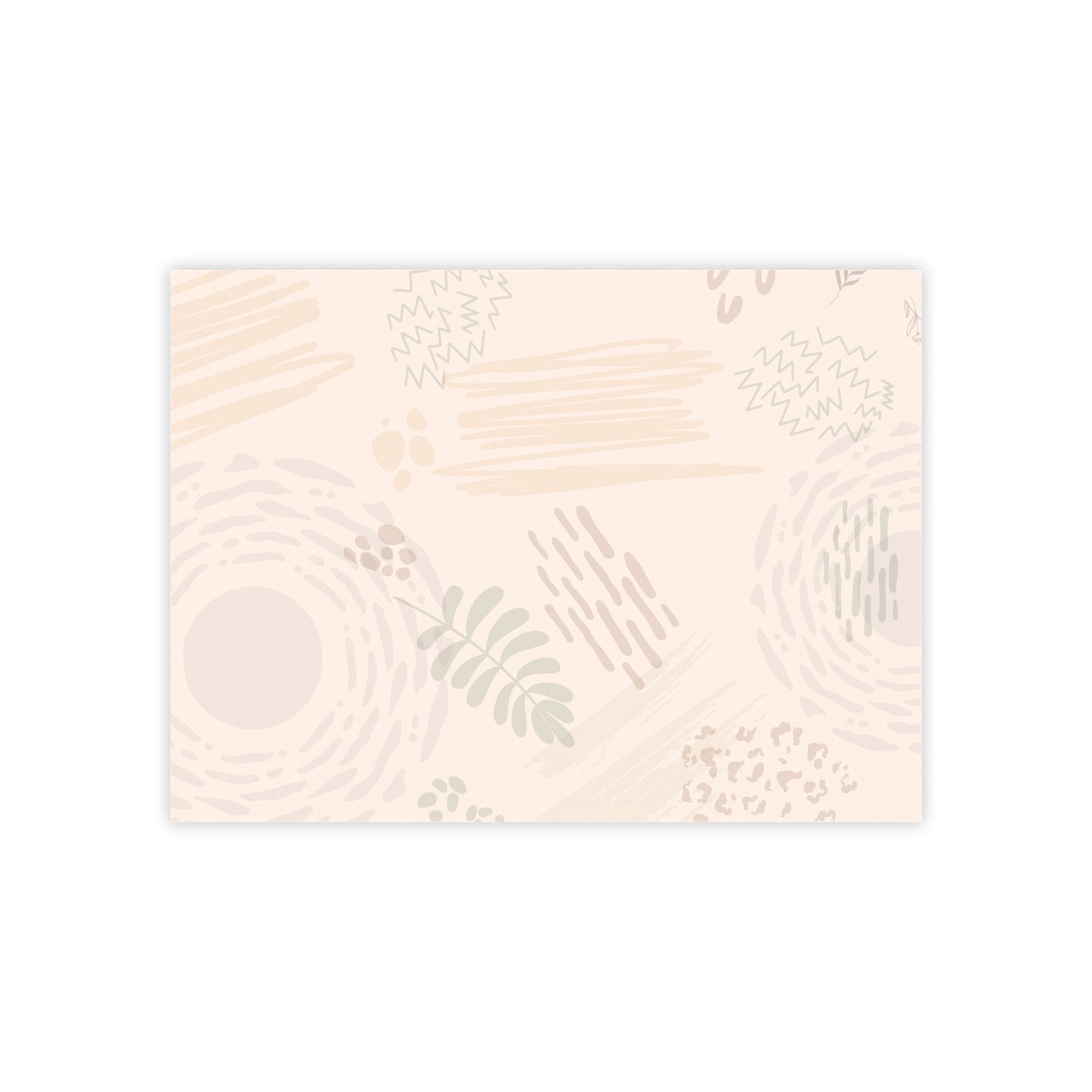Neutral Flow Sticky Notes Abstract Neutral Post It Notes (7 Sizes)