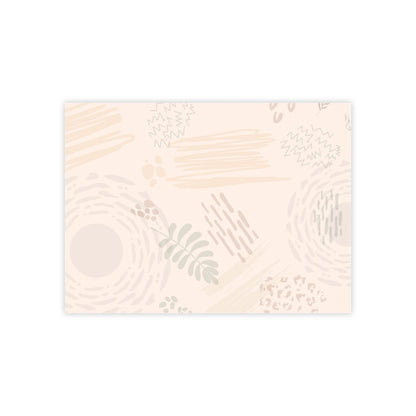Neutral Flow Sticky Notes Abstract Neutral Post It Notes (7 Sizes)