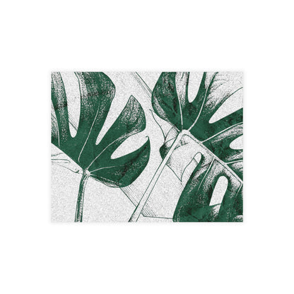Monstera Leaf Green Postcards