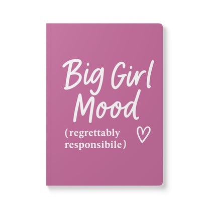 Lilac Wine Big Girl Mood A5 Lined Journal