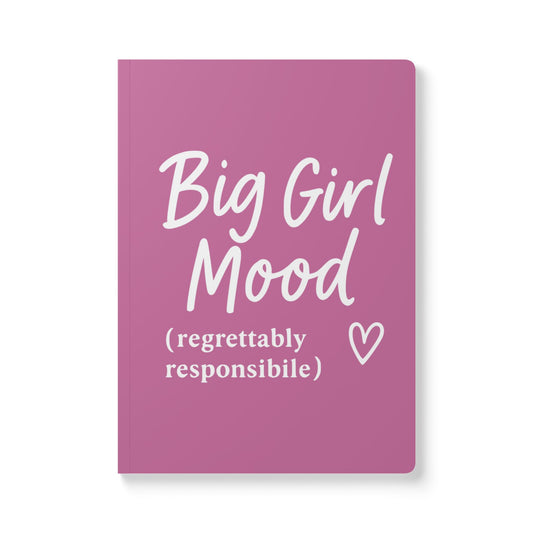 Lilac Wine Big Girl Mood A5 Lined Journal