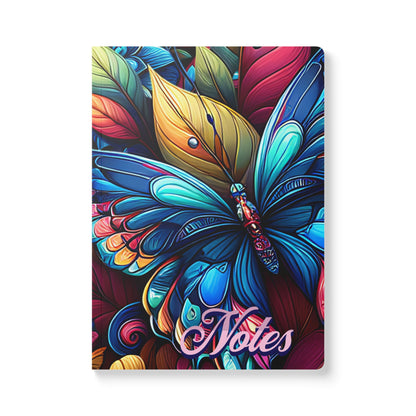 Butterfly Floral - Metamorphosis Design, A5 Lined Journal