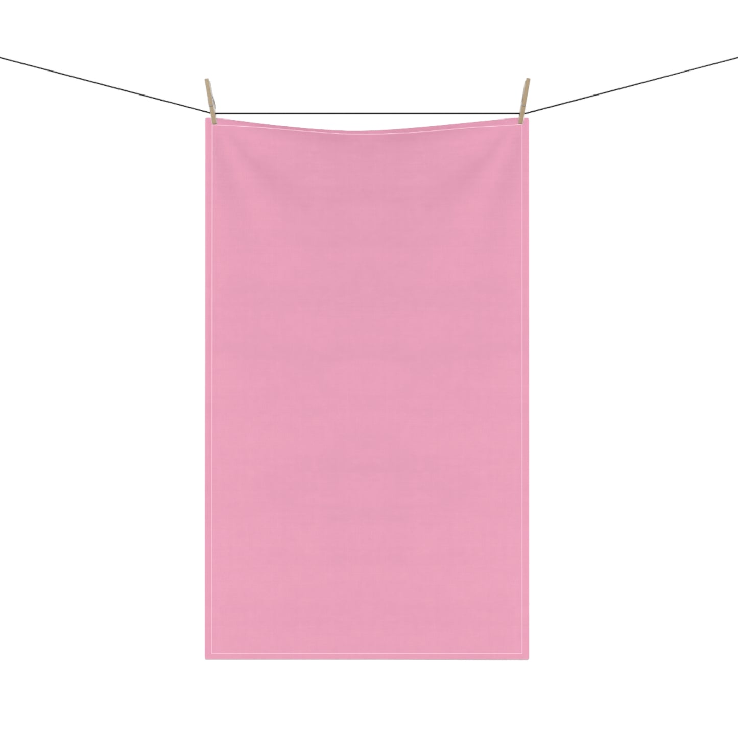 Light Pink Cotton Twill Tea Towel 18 x 30
