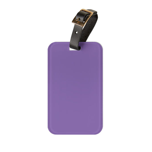 Purple Luggage Tag Acrylic Travel Tag