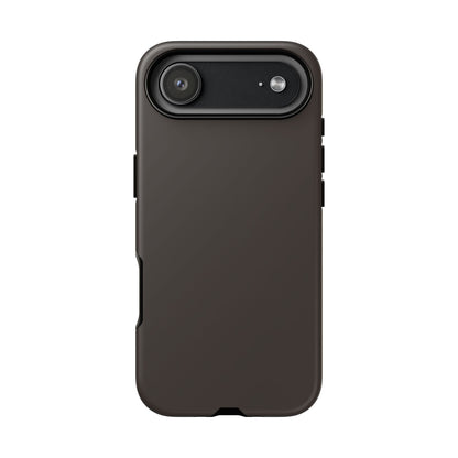 Muted Charcoal Tough Cell Phone Case Matte or Glossy Protective Case iPhone Samsung