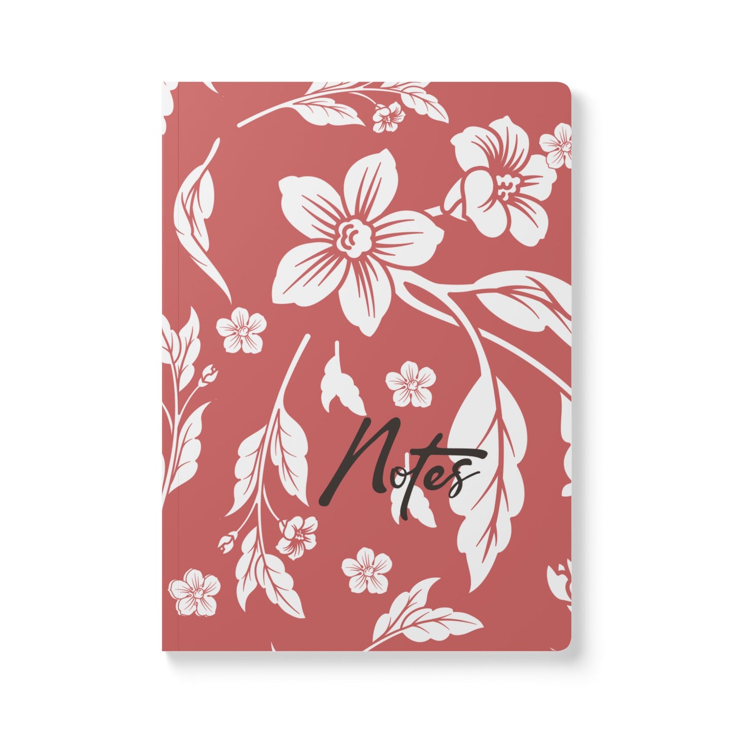 Red Autumns Floral A5 Lined Journal Coordinated Collection