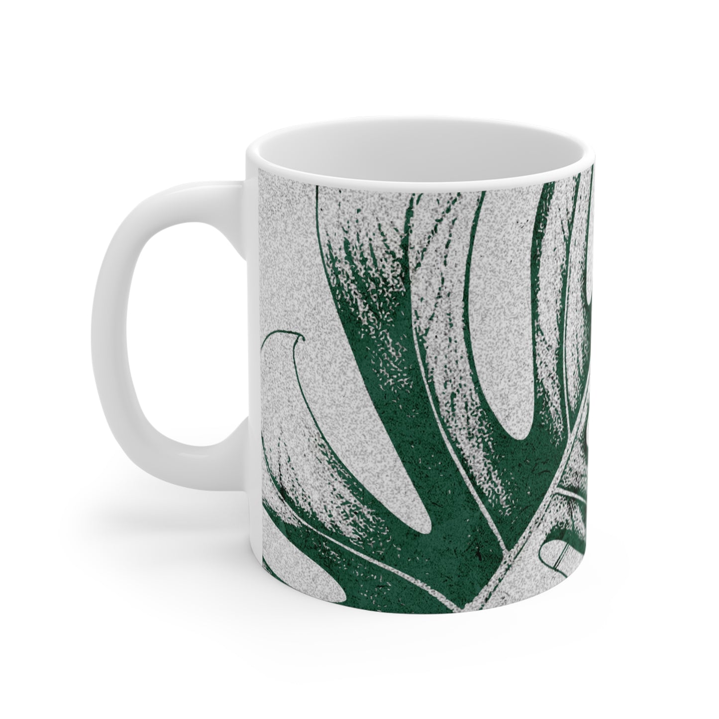 Monstera Leaf Green Mug
