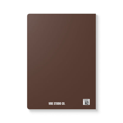 Chocolate Brown The Journey Starts Now A5 Lined Journal