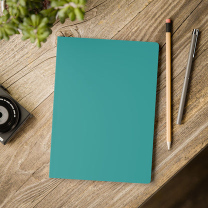 Deep Aqua Color Coordinated Collection A5 Lined Journal