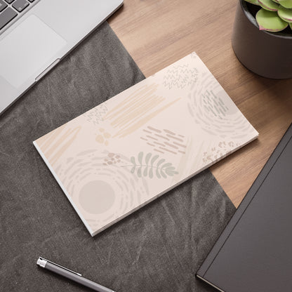 Neutral Flow Sticky Notes Abstract Neutral Post It Notes (7 Sizes)