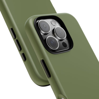Olive Tough Cell Phone Case Matte or Glossy Protective Case iPhone Samsung
