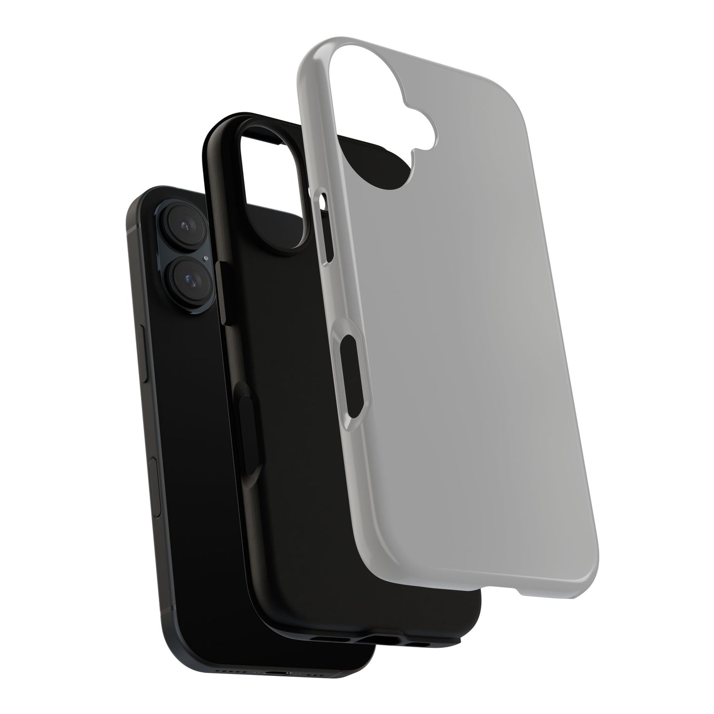 Grayscale Tough Cell Phone Case Matte or Glossy Protective Case iPhone Samsung
