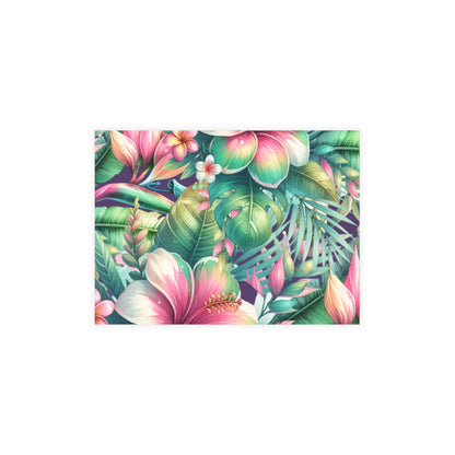 Paradise in Full Bloom Postcard Tropical Floral Botanical Postcards (30, 40 or 50)