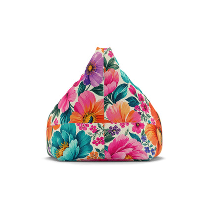 Dreamy Floral Bean Bag Chair Cover Floral Lounge Chair