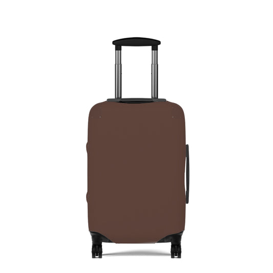 Chocolate Brown Luggage Cover Travel Suitcase Cover Protective Stretch Cover
