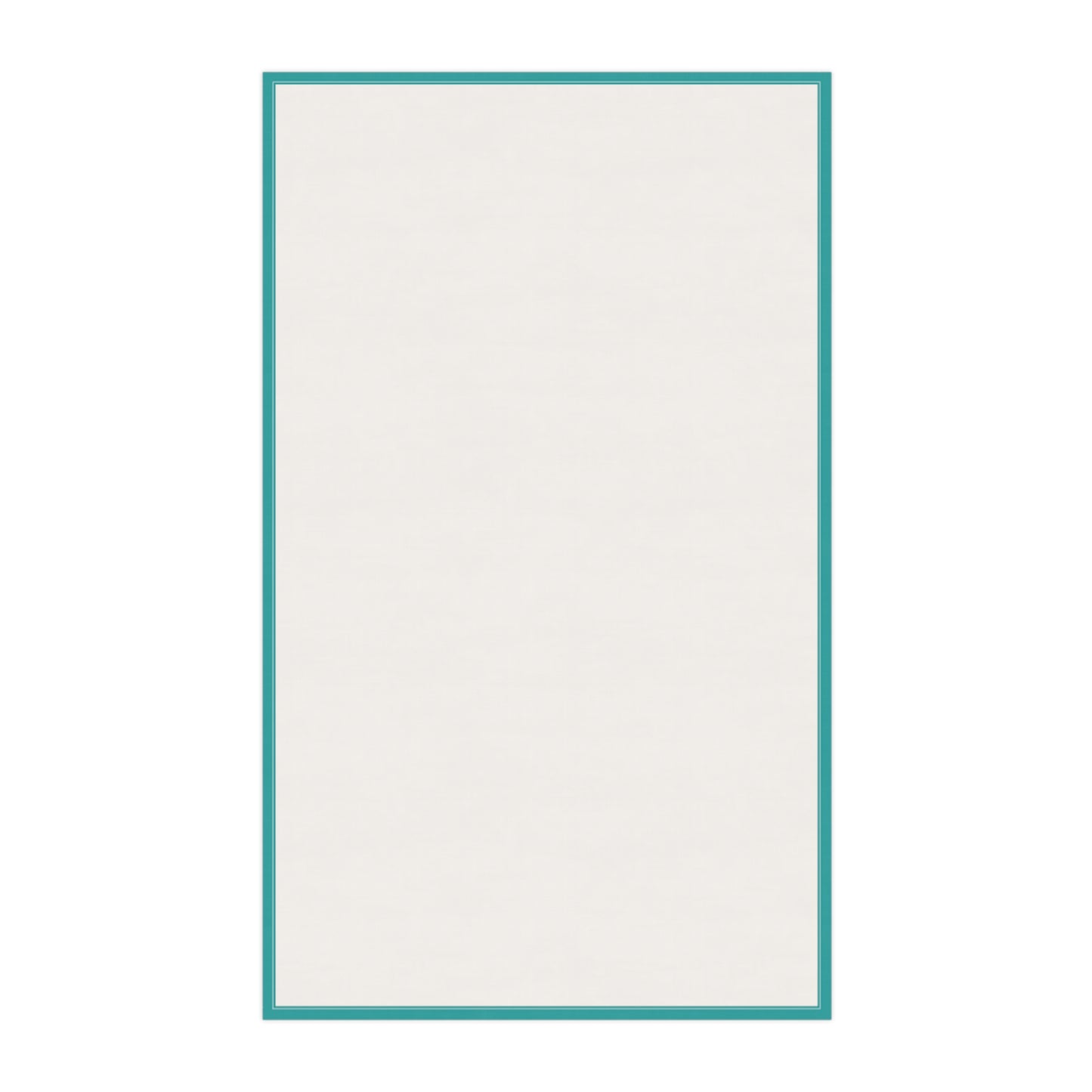 Deep Aqua Cotton Twill Tea Towel 18 x 30