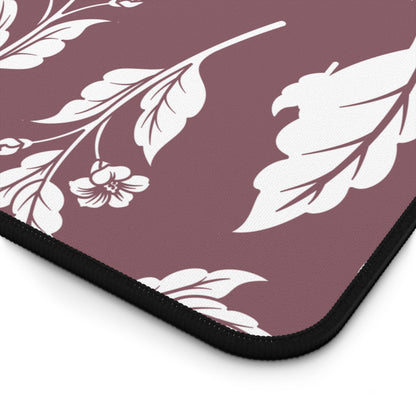 Mauve Floral Desk Pad (12x18, 12x22 or 16x32)