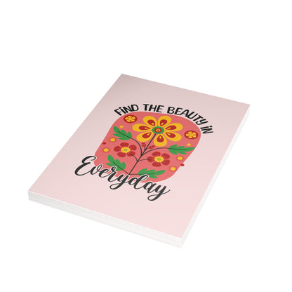 Find the Beauty Postcards Inspirational Floral Postcard Set
