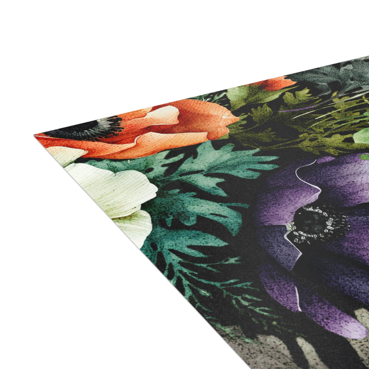 Decorated Floral Postcards Botanical Floral Postcard Set