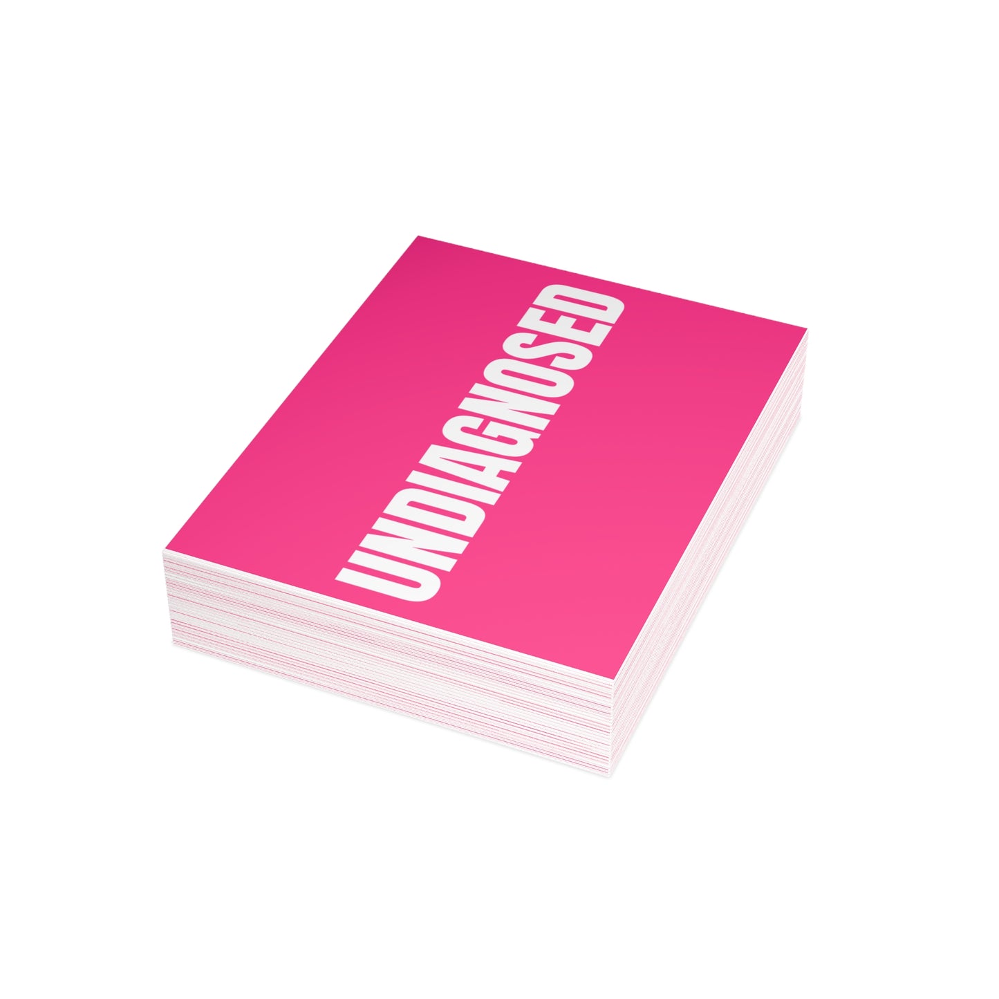 Pink Postcard Set Pack of 10, 30 or 50 w/ Envelopes | Coordinated Collection