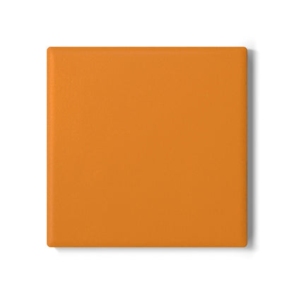 Tangerine Ceramic Coaster Round or Square | Coordinated Collection