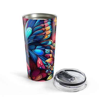 Butterfly Floral - Metamorphosis Design 20 oz Tumbler