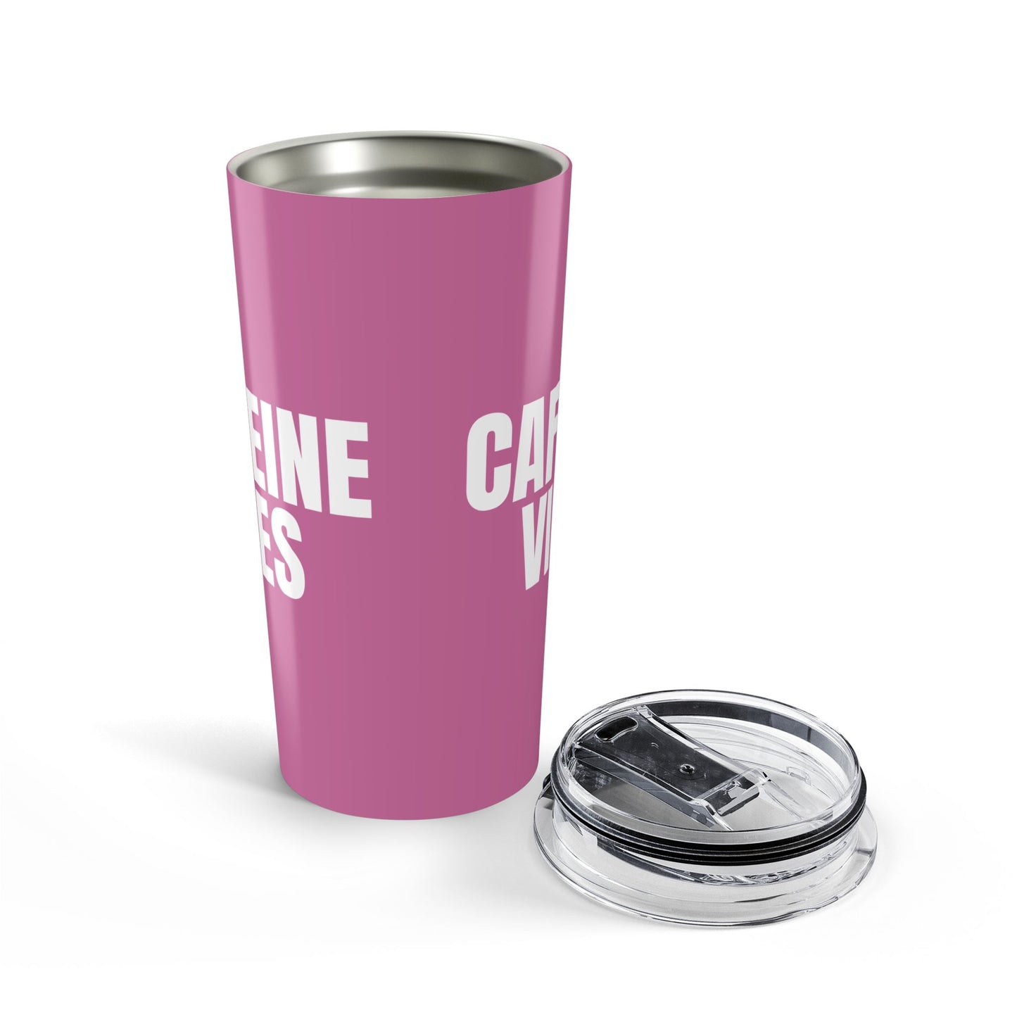 Lilac Wine Caffeine Vibes 20oz Stainless Steel Tumbler | Color Coordinated Collection