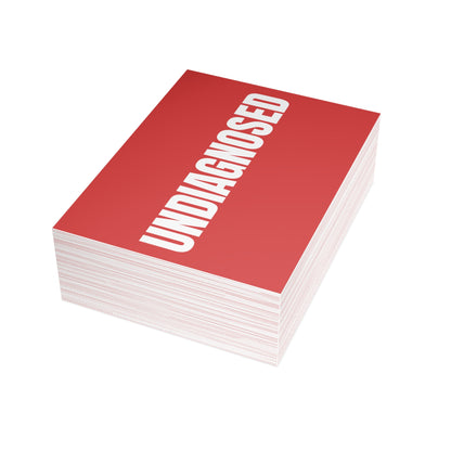 True Red Postcard Set Pack of 10, 30 or 50 w/ Envelopes | Coordinated Collection