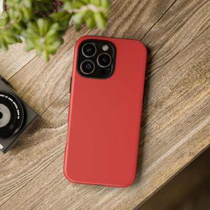 True Red Tough Cell Phone Case Matte or Glossy Protective Case iPhone Samsung