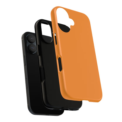 Tangerine Tough Cell Phone Case Matte or Glossy Protective Case iPhone Samsung