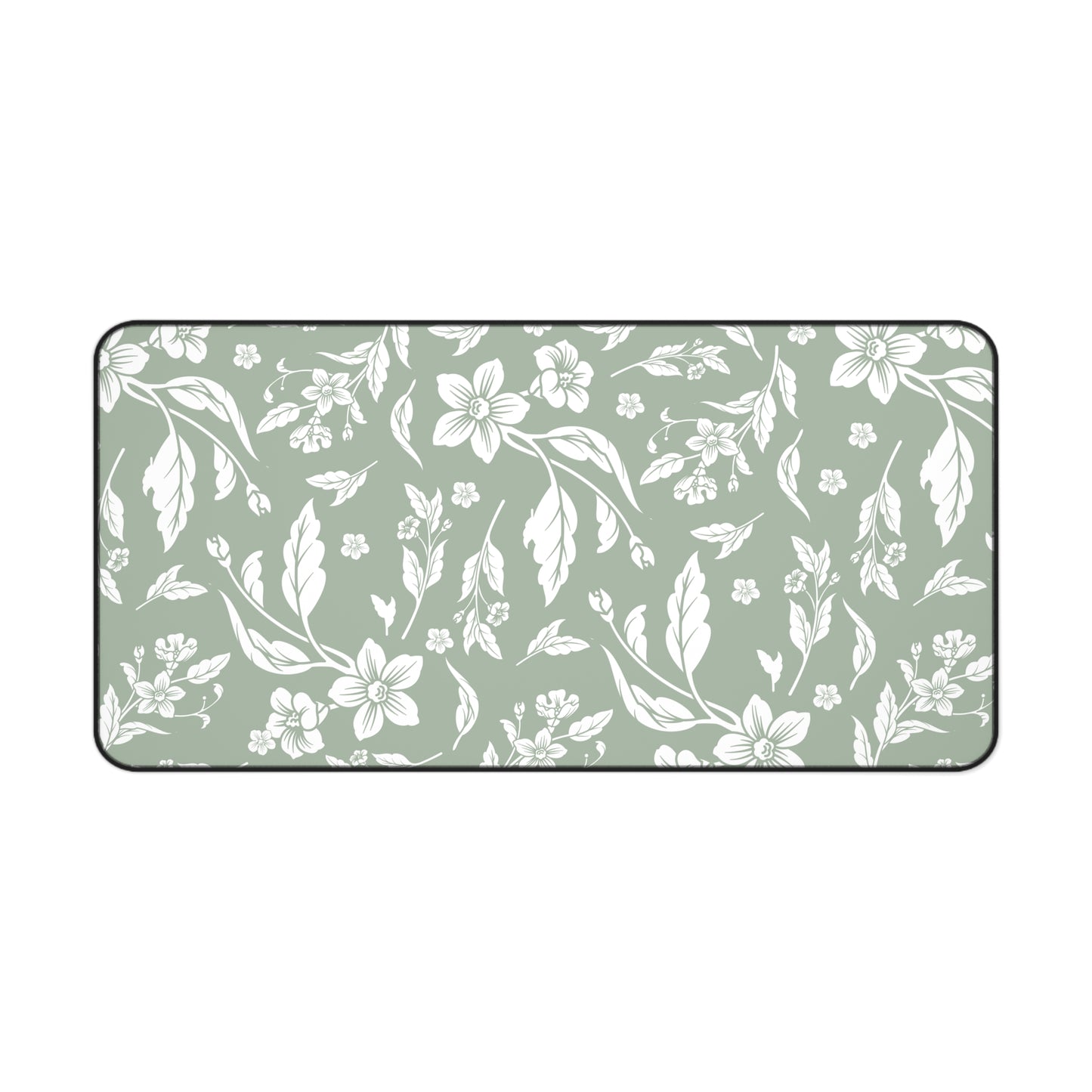 Sage Floral Desk Pad (12x18, 12x22 or 16x32)