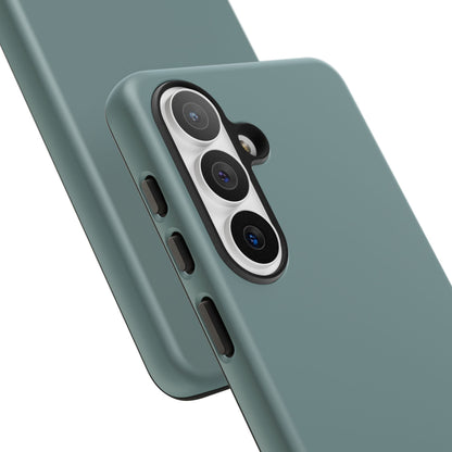 Dusty Blue Tough Cell Phone Case, Matte or Glossy Iphone and Samsung