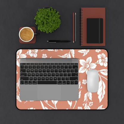 Terracotta Floral Desk Pad (12x18, 12x22 or 16x32)