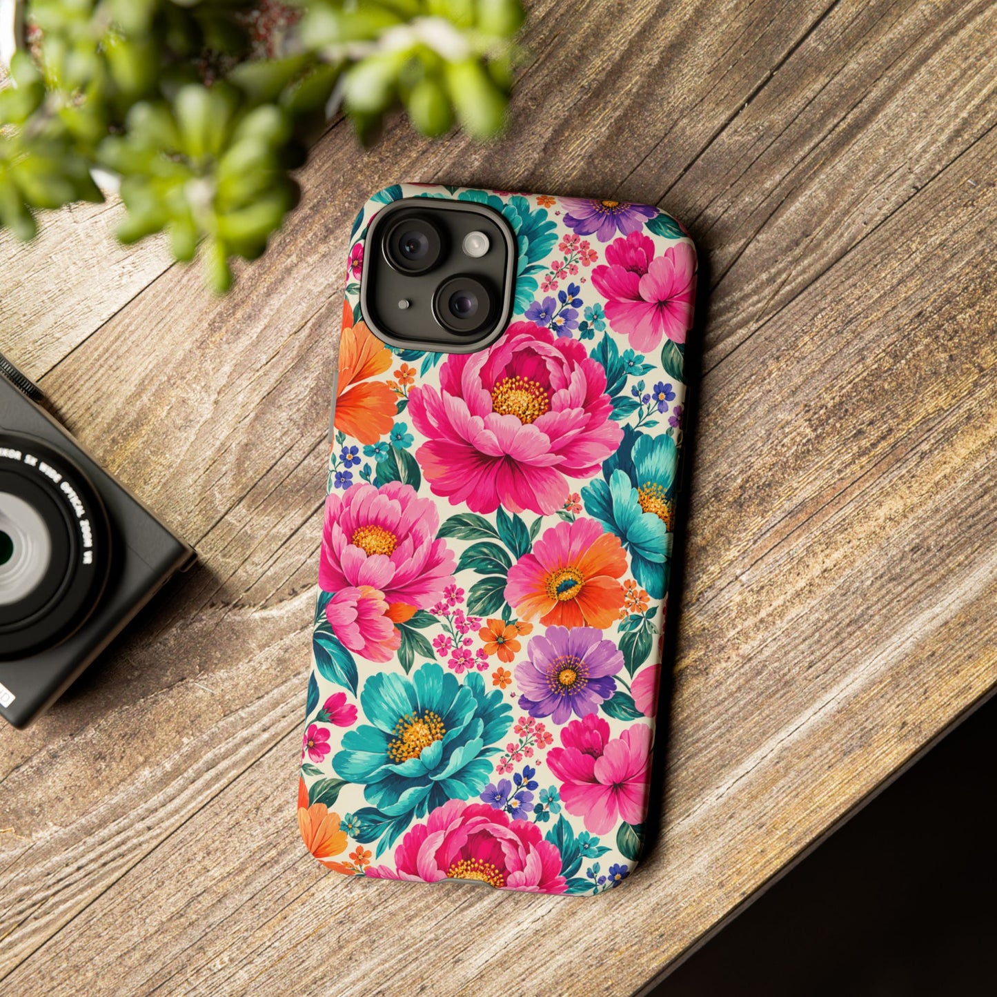 Dreamy Floral Tough Phone Case iPhone Samsung Floral Phone Cover