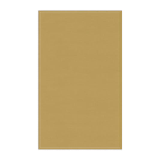Muted Gold Cotton Twill Tea Towel 18 x 30
